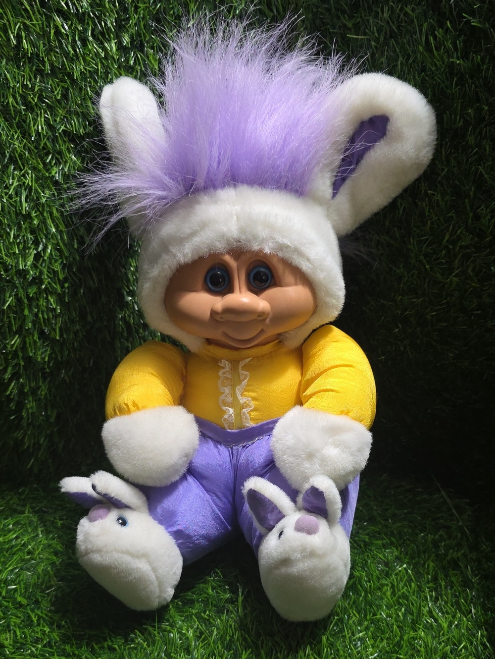1992 Easter Bunny TROLL DOLL
